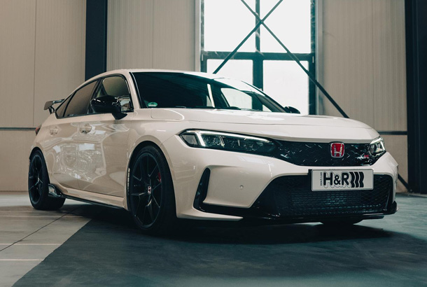 Honda Civic Type R z Sprężyny obniżające H&R 